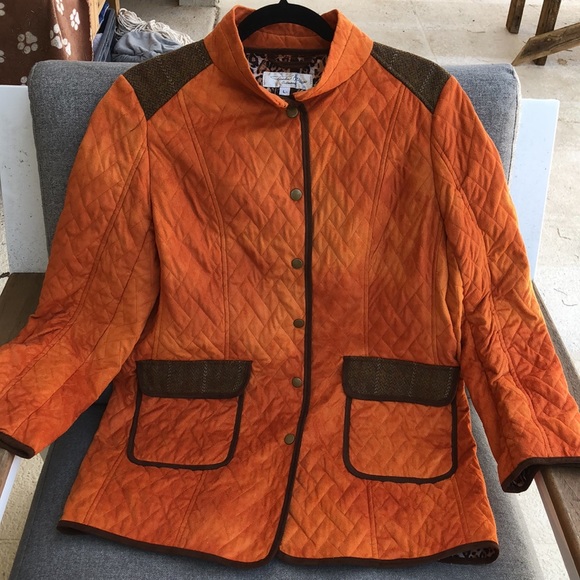 Like new! - TASHA POLIZZI Quilted & Wool Patch Snap Front Coat - Picture 1 of 11